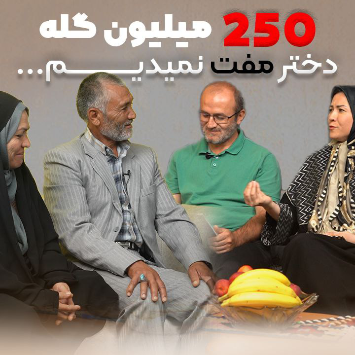 گله 252 میلیون؛ دختر مفت نمیدیم...